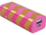 The Macbeth Collection Rugby Chevron Glimmer 2200 Mah Power Bank Mb-pb222-rcg