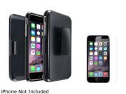 Insten Gray Black w Stand Hybrid Case Cover Screen Protector for Apple iPhone 6 Plus 5.5 inch