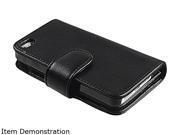 UPC 889231000047 product image for Insten Black Folio Wallet Leather Case for Apple iPhone 6 (4.7-inch) 1923775 | upcitemdb.com