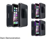Insten Gray Black Hot Pink Black Purple Black 3 packs of w Stand Hybrid Case Cover for Apple iPhone 6 Plus 5.5 inch 1967927