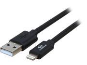 Coboc iSyncLT8 10 BK Black 10ft Apple MFi Certified 8 Pin lightning to USB cable Charge and Sync Cable