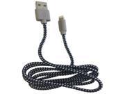 Wireless Xcessories Group CO7250U Grey Black White End Scene MFI Apple Lightning Cable