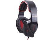 Sades Black Red PC Gaming Headset w Microphone Volume Control SA 902