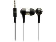 Sentry Black 3.5mm Metalix In Earbuds with Case HO481