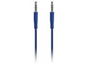 DigiPower IE AUX BL Blue Flat Colored 3.5mm Aux Cable