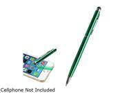 Insten Dark Green 2 in 1 Capacitive Touch Screen Stylus Ballpoint Pen 2029338