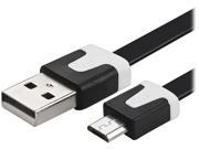 Insten 1830369 Black USB 2.0 Noodle Cable