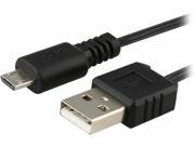 Insten 1856742 Black Micro USB [2 in 1] Retractable Cable For Samsung Galaxy Tab 4 7.0 8.0 10.1