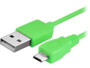 Insten 1856729 Green Micro USB [2 in 1] Cable For Samsung Galaxy Tab 4 7.0 8.0 10.1