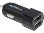 StarTech USB2PCARBK Dual port USB Car Charger 17W 3.4A
