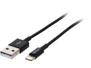 StarTech USBLT1MBS Black 1m 3ft White AppleÂ® 8 pin Slim Lightning Connector to USB Cable