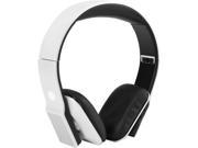 GOgroove GGBVDLX100WTEW White BlueVIBE DLX Hi Def Bluetooth Headphones with Folding Design EVA Carrying Case