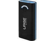 Urge Basics Powerpro Black / Light Blue 4000 Mah Power Bank Ug-pb4000-blblu