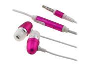 Insten Hot Pink Wired Headset Speakers