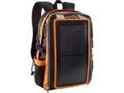 EnerPlex PK ALPHA OR Packr Backpack with Integrated 3 watt Solar Charger and USB port Orange