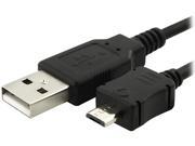 Insten 1044576 Black Replacement USB Data Charging Cable For Motorola RAZR