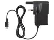 Insten 1068194 Black UK Plug Micro USB Travel Charger For Samsung Galaxy S4