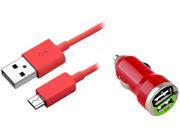 Insten Red Chargers Cables