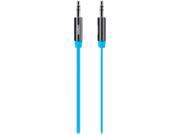 Belkin MIXIT Flat Aux / Auxiliary Cable, 6 Feet (Blue) Belkin MIXIT Flat Aux / Auxiliary Cable, 6 Feet (Blue)