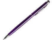 Insten Purple 2 in 1 Capacitive Touch Screen Stylus Ballpoint Pen 1880736