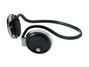 MOTOROLA S305 Black Behind the Neck Bluetooth Stereo Headset Black w On Ear Music Controls