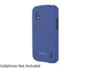 Macally Blue Protective Rubber Coated Hard Shell Case Nexus4 MCaseX4BL