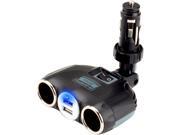 Accessory Power CHPU4P0100BKEW PowerUP 4P Rapid Car Charger with Dual DC Outlets USB Ports