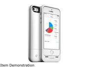 mophie Space Pack White 1700 mAh Battery Case with 32GB built in storage for iPhone 5 5s SE 2618