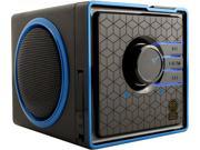 GOgroove SonaVERSE BX Portable Stereo Speaker System w Rechargeable Battery 3.5mm Aux Port Works With Apple Samsung HTC Sony and More Smartphones Table