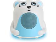 GOgroove Polar Bear Light Up Speaker with Dynamic Audio Driver Enhanced Bass Woofer 3.5mm Cable – Perfect for Bed Time Nap Time Play Dates More