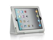Luxmo White White Case & Covers Apple iPad 3/The New iPad/
