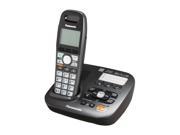 Panasonic KX TG6591T DECT 6.0 Amplified Sound Cordless Phone with Answering System Metallic Black 1 Handset