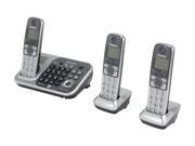 Panasonic KX-TG7743S 1.9 GHz Digital DECT 6.0 Link to Cell via Bluetooth Cordless Phone with Integrated Answering Machine and 3 Handsets