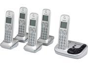 Expandable Cordless Phone with Talking Caller ID 5 Handsets