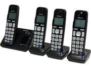 Panasonic KX TGE234B 1.9 GHz DECT 6.0 4X Handsets Expandable Digital Cordless Answering System with 4 Handsets