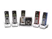 Uniden DECT2080-5 1.9 GHz Digital DECT 6.0 5X Handsets Cordless Phone