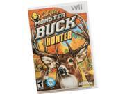 Cabelas Monster Buck Wii Game ESRB Rating: T - Teen Genre: Shooter Features: Arcade-Style Hunting for the Entire Family! Take on your friends and family to see who can bring down the biggest Bucks across North America!    Features    12 Arcade Style Shooting Galleries - Play through expansive galleries where there are plenty of targets to hit and an ample supply of ammunition for non-stop hunting action!    2 to 4 Person Multi-Player - Compete in the TOP SHOT Challenge to bag loads if big game, small critters and flying birds