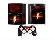Resident Evil 5 PS3 Controller Faceplate & Console Skinz