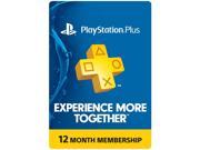 PlayStation Plus 1 Year Membership Email Delivery