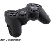 INSTEN Black Silicone Gel Skin Case For Sony Playstation 3 PS3 PS3 Slim Controller