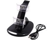 INSTEN Black Dual Charge Station Charger w Stand For Sony PS3 Playstation 3 PS3 Slim Remote Controller