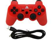 Arsenal Gaming PS3 Bluetooth Controller with rechargeable battery Red