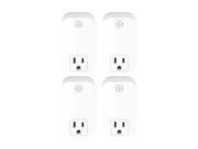 D Link DSP W110 4P Mydlink Wifi Smart Plug 4 Pack Supports IFTTT and ECHO