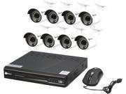 Swann SWNVK 873008 US 8 Channel 8 Channel 3MP Network Video Recorder 8 x NHD 815 3MP Cameras