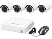 LaView LV-KDV2804W1 8 Channel 960H 8CH HD Security DVR System w/ Easy DIY 4 x 1000TVL Infrared Surveillance Cameras (No HDD)