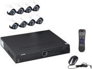 LaView LV KN996P168A4 Premium IP Surveillance System 16 Channel NVR 8 x Full HD 1080P Day Night In Outdoor Cameras No HDD Included