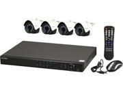 LaView LV KN988P84A4 Premium IP Surveillance System 8 Channel NVR 4 x Full HD 1080P Day Night In Outdoor Cameras No HDD Included