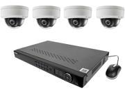 LaView LV KNT982D22D4 4MP zoom HD 8 Channel NVR PoE IP Security System with 2pcs 4MP 2688 x 1520p and 2pcs 2MP 1920 x 1080p Dome Camera No HDD Included