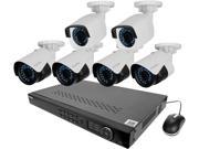 LaView LV KNT984A42W4 4MP zoom HD 8 Channel NVR PoE IP Security System with 2pcs 4MP 2688 x 1520p and 4pcs 2MP 1920 x 1080p Bullet Camera No HDD Included