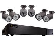 Q See 4 MP Resolution 4K Output Surveillance Security Camera System 8 Ch. Analog HD DVR 6 x 4 MP Bullet Camera No HDD Included